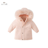 Girls Hooded Down Parka – Warm Waterproof Coat